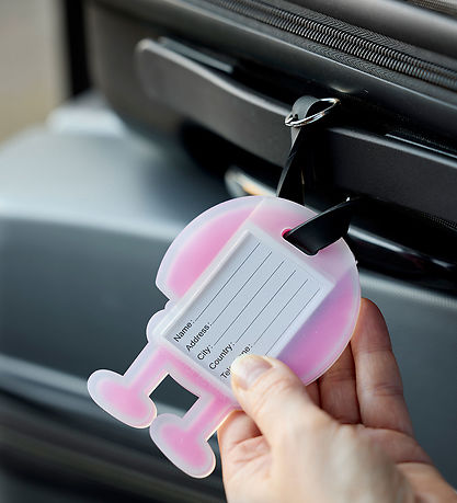 Hoptimist Kuffertmærke - Pink Hoptimist Kuffertmærke - Pink