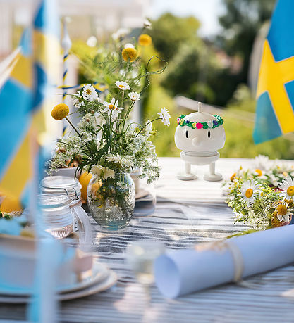 Hoptimist Midsommer Bumble - Small - 7,5 cm - Hvid