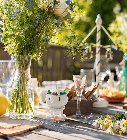 Hoptimist Midsommer Bumble - Small - 7,5 cm - Hvid