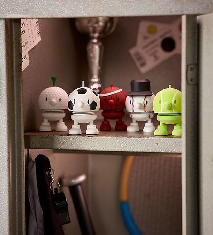 Hoptimist Football Bumble - Small - 7,6 cm - Hvid Hoptimist Football Bumble - Small - 7,6 cm - Hvid