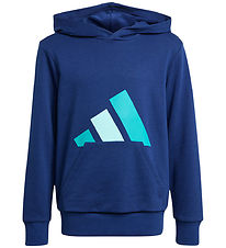 adidas Performance Hættetrøje - J BL FT HD 280 - DKBLUE/PURTEA/H adidas Performance Hættetrøje - J BL FT HD 280 - DKBLUE/PURTEA/H