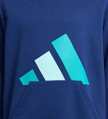 adidas Performance Hættetrøje - J BL FT HD 280 - DKBLUE/PURTEA/H adidas Performance Hættetrøje - J BL FT HD 280 - DKBLUE/PURTEA/H