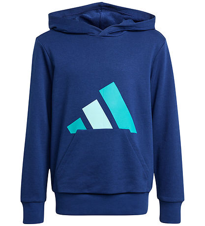 adidas Performance Hættetrøje - J BL FT HD 280 - DKBLUE/PURTEA/H adidas Performance Hættetrøje - J BL FT HD 280 - DKBLUE/PURTEA/H