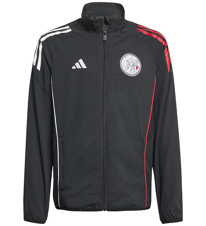 adidas Performance Træningsjakke - AJAX PRE JKTY - Sort/Hvid/Bol