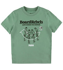 Puma T-Shirt - MID90S Graphic - Grøn Puma T-Shirt - MID90S Graphic - Grøn