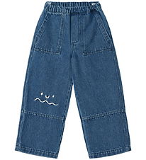 Liewood Trousers - Denim - Cesar Placement - Medium+ Blue Denim Liewood Trousers - Denim - Cesar Placement - Medium+ Blue Denim