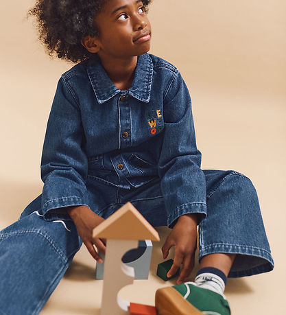 Liewood Broek - Denim - Cesar Placement - Medium+ Blue Denim Liewood Broek - Denim - Cesar Placement - Medium+ Blue Denim