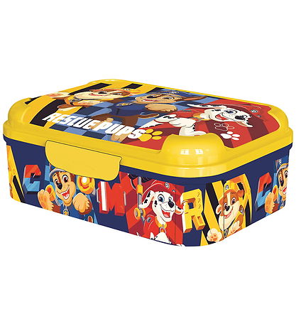 Paw Patrol Madkasse - Asker Lunch Box - Gul/Blå/Rød