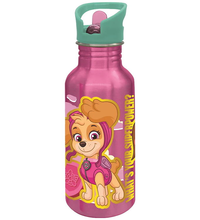 Paw Patrol Drikkedunk - Paw Girl - 545 ml - Aluminum - Pink