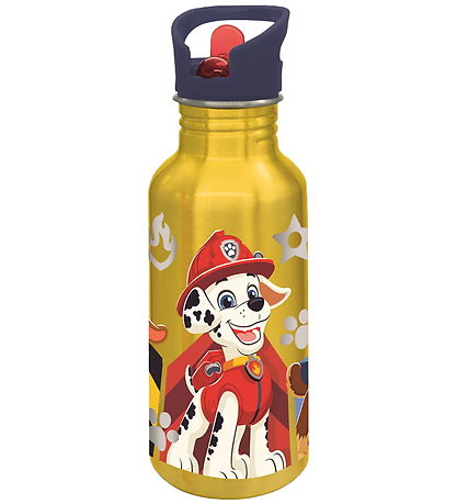 Paw Patrol Trinkflasche - 545 ml - Aluminium - Gelb/Blau
