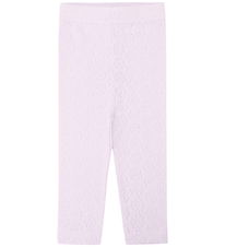 Hust and Claire Leggings - Lisa Pointelle Flower - Lavender Hust and Claire Leggings - Lisa Pointelle Flower - Lavender