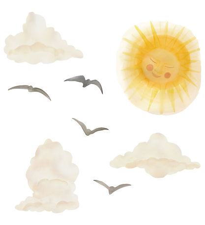 That's Mine Wallstickers - Sol - Gul That's Mine Wallstickers - Sol - Gul