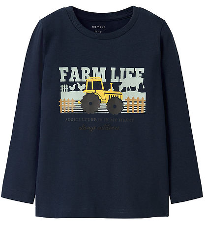 Name It Bluse - NmmLactor - 2-pak - Navy Blazer/Jadeite Name It Bluse - NmmLactor - 2-pak - Navy Blazer/Jadeite