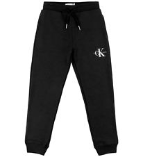 Calvin Klein Sweatpants - Monogram Logo - Ck Black Calvin Klein Sweatpants - Monogram Logo - Ck Black