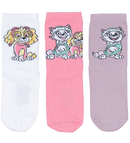 Name It Strømper - 3-pak - NmfMelina - Paw Patrol - Purple Dove Name It Strømper - 3-pak - NmfMelina - Paw Patrol - Purple Dove