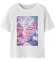 Name It T-shirt - NkfVotea - Bright White/Cupcake