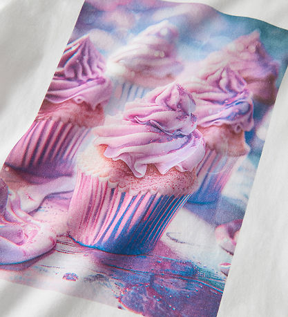 Name It T-shirt - NkfVotea - Bright White/Cupcake Name It T-shirt - NkfVotea - Bright White/Cupcake