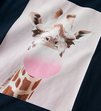 Name It T-shirt - NkfVotea - Navy Blazer/Giraffe