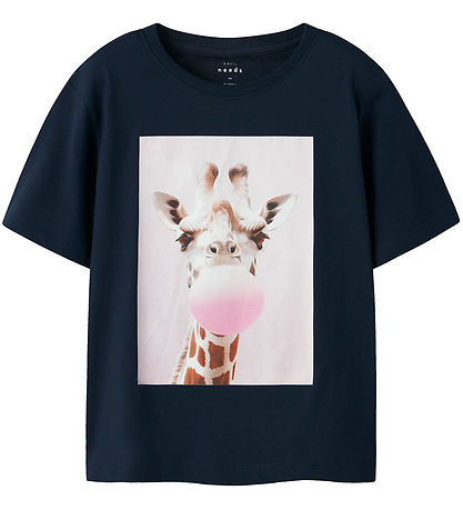Name It T-shirt - NkfVotea - Navy Blazer/Giraffe