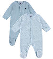 Petit Bateau Natdragt - 2-pak - Blå m. Stjerner/Striber Petit Bateau Natdragt - 2-pak - Blå m. Stjerner/Striber