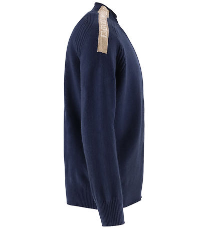 Emporio Armani Cardigan - Viskose/Uld - Naval Academy