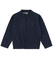 Emporio Armani Cardigan - Bomuld/Uld - Navy Emporio Armani Cardigan - Bomuld/Uld - Navy