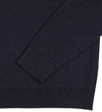 Emporio Armani Blouse - Knitted - Wool/Cotton - Blue Navy