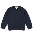 Emporio Armani Bluse - Bomuld/Uld - Navy Emporio Armani Bluse - Bomuld/Uld - Navy
