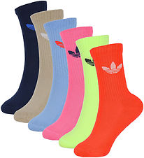 adidas Originals Strømper - TR CREW S - 6-pak - Multi/Neon adidas Originals Strømper - TR CREW S - 6-pak - Multi/Neon