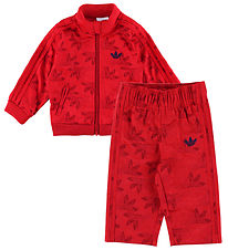 adidas Originals Træningssæt - Firebird TS - Rød adidas Originals Træningssæt - Firebird TS - Rød