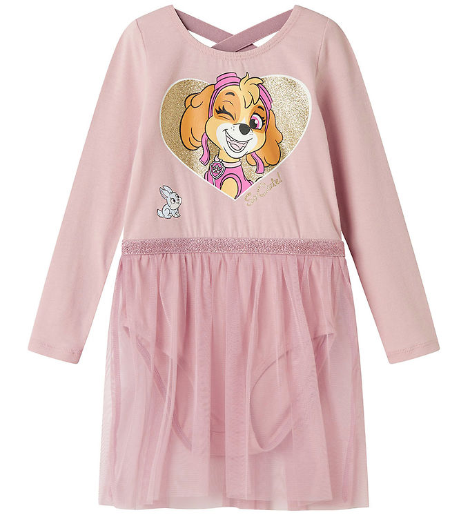 Name It Gymnastikdragt Burnished Lilac Med Paw Patrol Motiv - Str. 3y 98cm