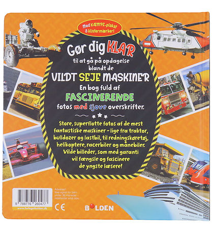 Forlaget Bolden Billedbog - Vildt Seje Maskiner 
