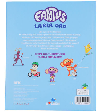 Forlaget Bolden Billedbog - Fantus Lærer Ord - Dansk