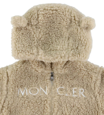 Moncler Set - Fleece Jacket/Leggings - Brown/White