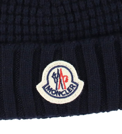 Moncler Hue - Uld - Navy m. Ører 