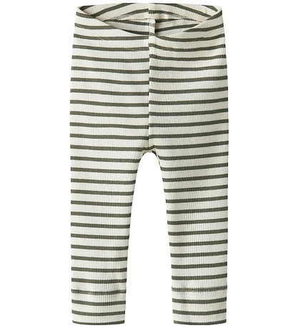 Name It Leggings - Rib - Noos - NbnBani - Dusty Olive Name It Leggings - Rib - Noos - NbnBani - Dusty Olive