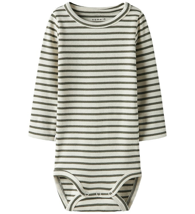 Name It Body l/æ - Noos - Rib - NbnBani - Dusty Olive