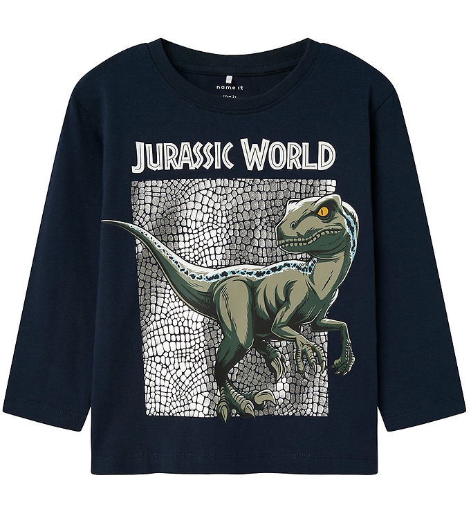 Name It Bluse - NmmJewel - Jurassic World - Noos - Navy Blazer