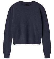 LMTD Bluse - Strik - Noos - NlfOdet - Dark Sapphire LMTD Bluse - Strik - Noos - NlfOdet - Dark Sapphire