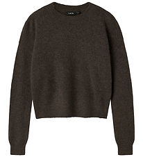 LMTD Bluse - Strik - Noos - NlfOdet - Chocolate Brown LMTD Bluse - Strik - Noos - NlfOdet - Chocolate Brown