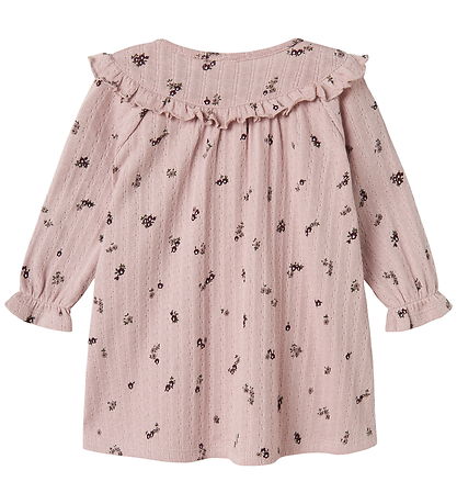 Name It Dress - NbfLower - Burnished Lilac w. Flowers