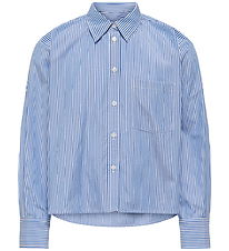 Kids Only Skjorte - KogEma - Bright White/Mazarine Blue Kids Only Skjorte - KogEma - Bright White/Mazarine Blue