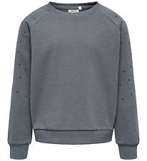 Kids Only Sweatshirt - KogKiara - Blackened Pearl/Rhinestone Kids Only Sweatshirt - KogKiara - Blackened Pearl/Rhinestone