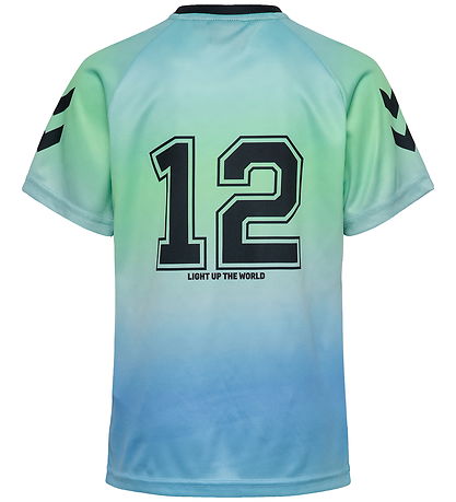 Hummel 티셔츠 - HmlShimmer - 이끼색 블루