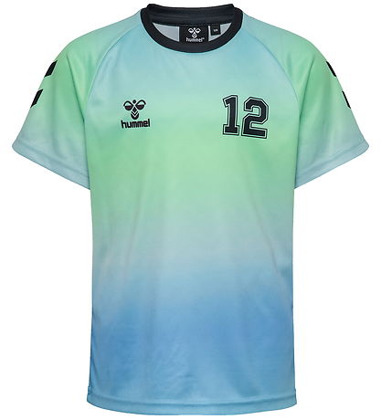 Hummel 티셔츠 - HmlShimmer - 이끼색 블루