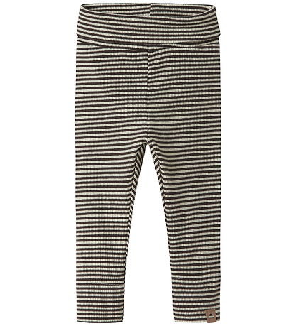 Name It Leggings - Rib - NbnBerro - Seal Brown