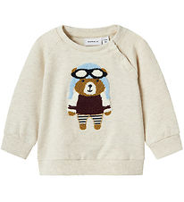 Name It Sweatshirt - NbmKiddy - Peyote Melange Name It Sweatshirt - NbmKiddy - Peyote Melange