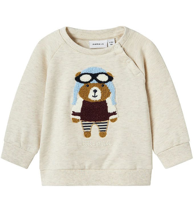 Name It Sweatshirt - NbmKiddy - Peyote Melange