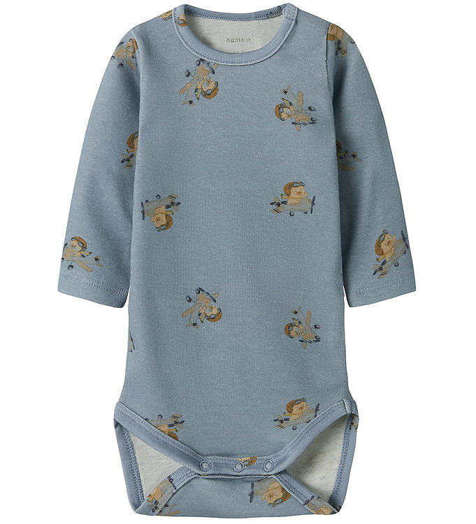 Name It Body l/æ - NbmKinok - Dusty Blue
