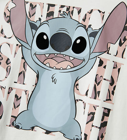 Name It T-shirt - NkfJixi - Stitch - Bright White